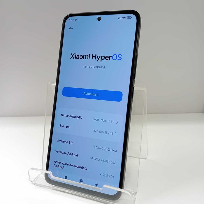 Xiaomi Redmi Note 14 5G (ag49 Esplanada b.7357) Garantie 2 Ani