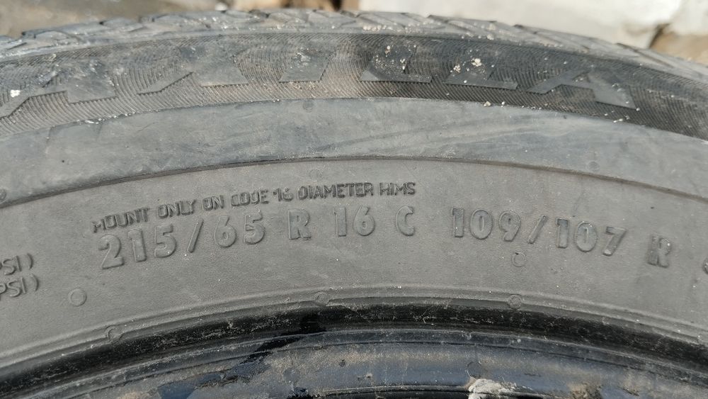 Пара 215/65/16 C