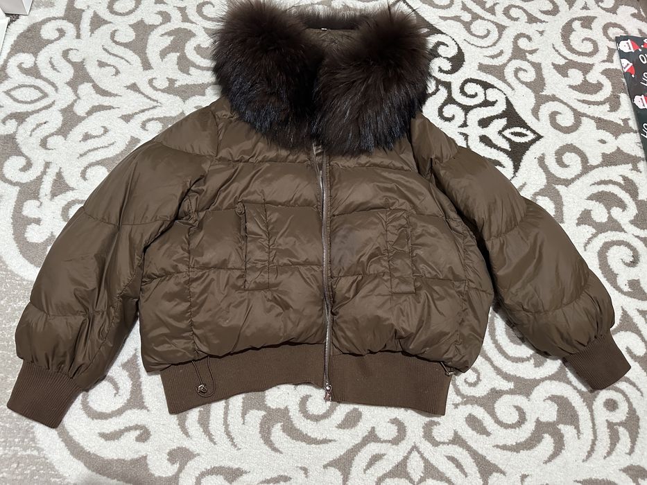 Пальто норка соболь