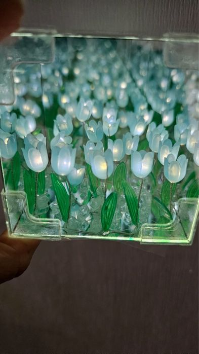 Ночники бесконечные 3д тюльпаны