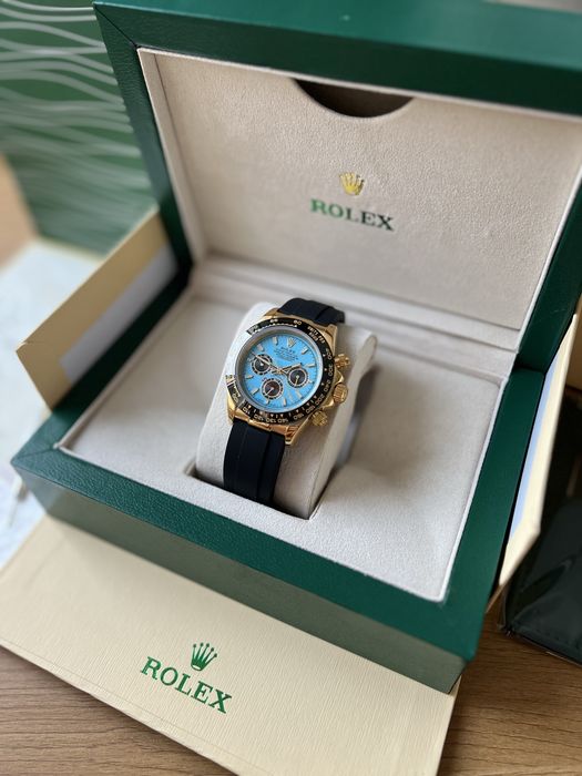 Daytona Cosmograph Gold And Blue Dial 40 mm