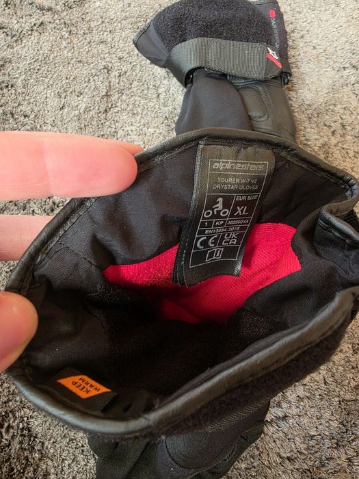 Manuși moto termice si impermeabile Alpinestars tourer W-7 , XL