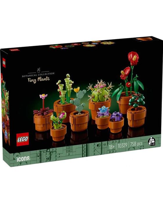 Lego Botanical - Орнамент сухи цветя (10314) и Малки растения (10329)