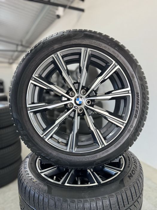Jante Bmw X5 X6 R20 G05 G06 Originale M740 Pirelli de iarna 2025 95%