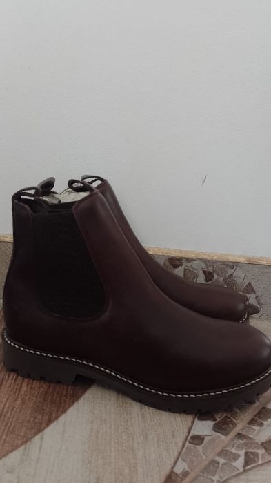 Ghete dama noi, piele naturala,  nr 40