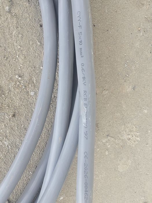 Cablu CYYF 5X10 13metri 37 ron/ml