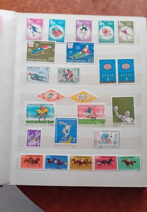 Clasor cu timbre vechi