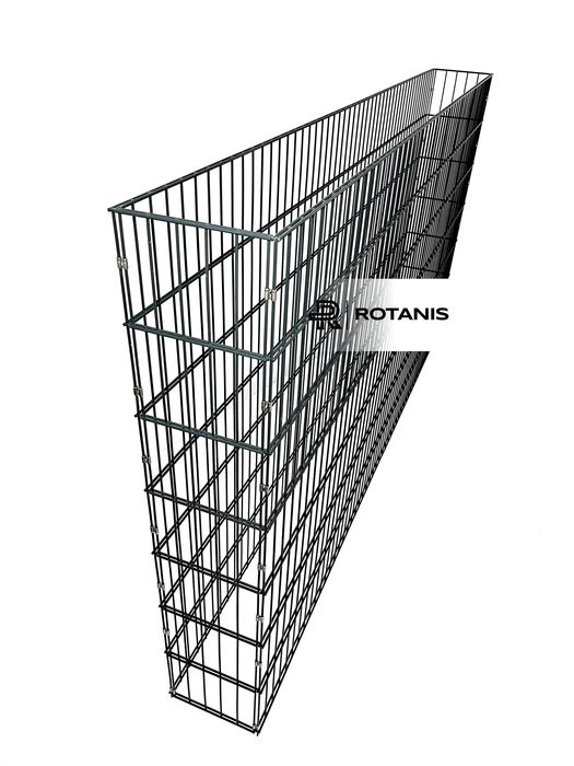Panou de gard calitate Premium / Plasa cu doua fire / carcasa gabion