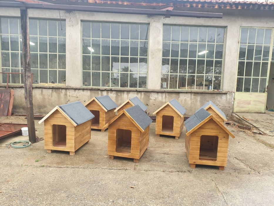 Дървена къщичка/ Кучешка колиба ”SMILEY XL"