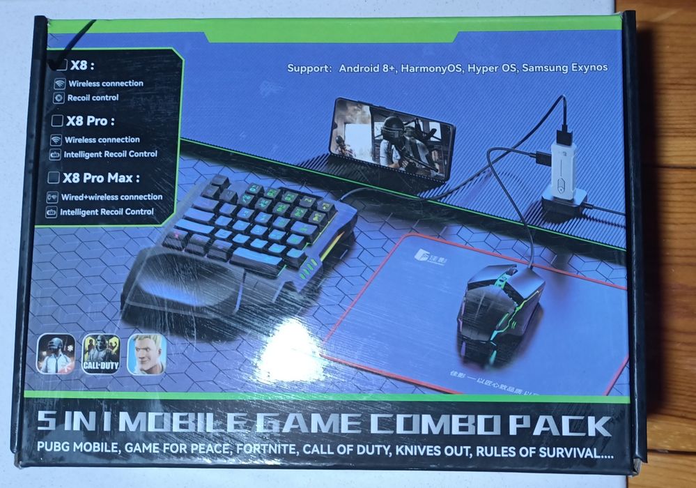 Игровой контроллер Gamwing X8 черный