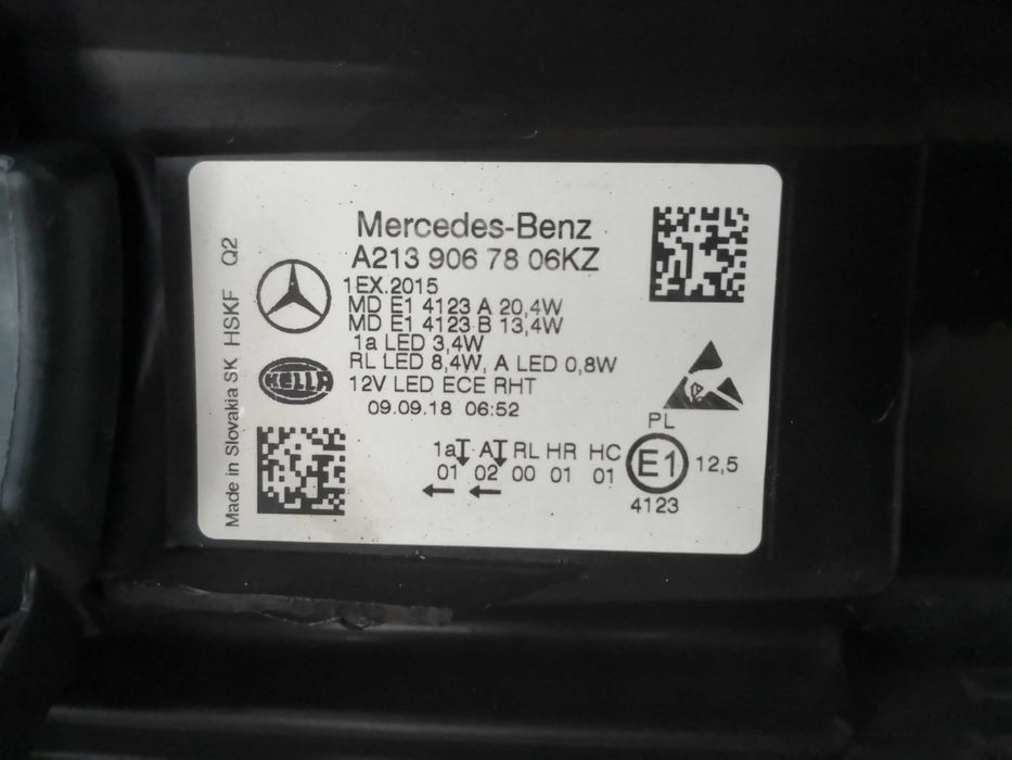 Фар Mercedes W213 E-classa десен/Фар Мерцедес W213 Оригинален