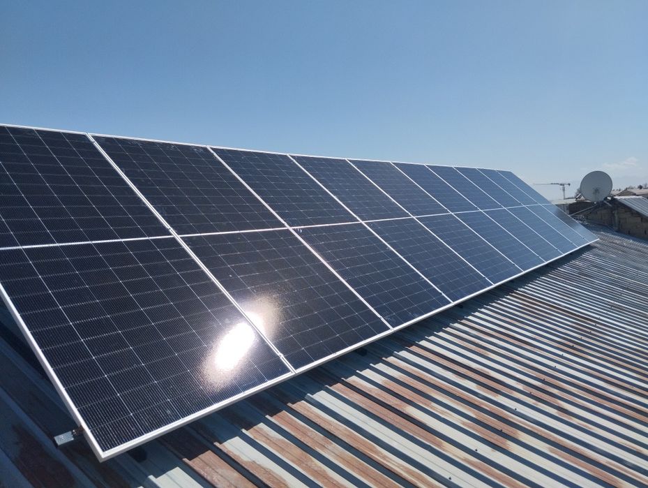 Quyosh panel stansiyasi oʻrnatish 3kw ... 100kw gacha