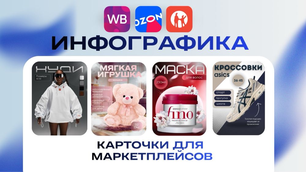 Карточки для маркетплейсов!