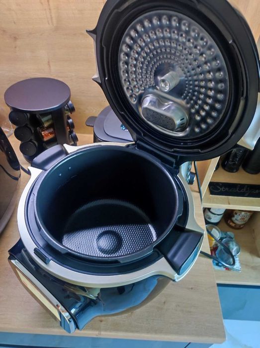*НОВ* Интелигентен мултикукър с готвене под налягане Tefal Touch CY912831 + допълнителен аксесоар за запичане и горещ въздух
