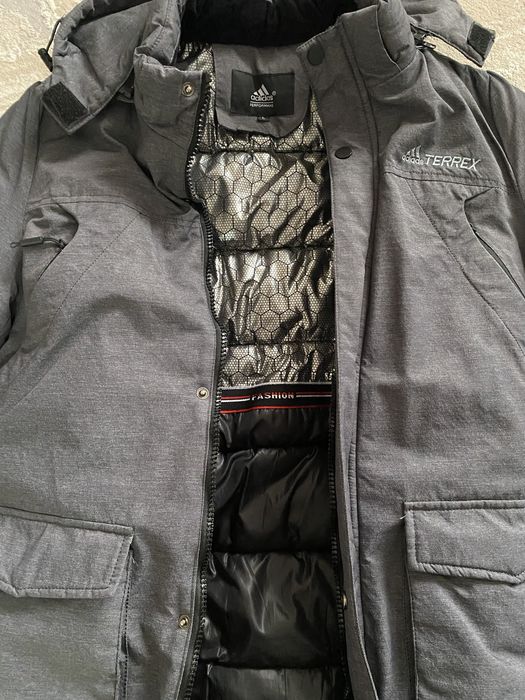 серая куртка для мальчика, ADIDAS TERREX