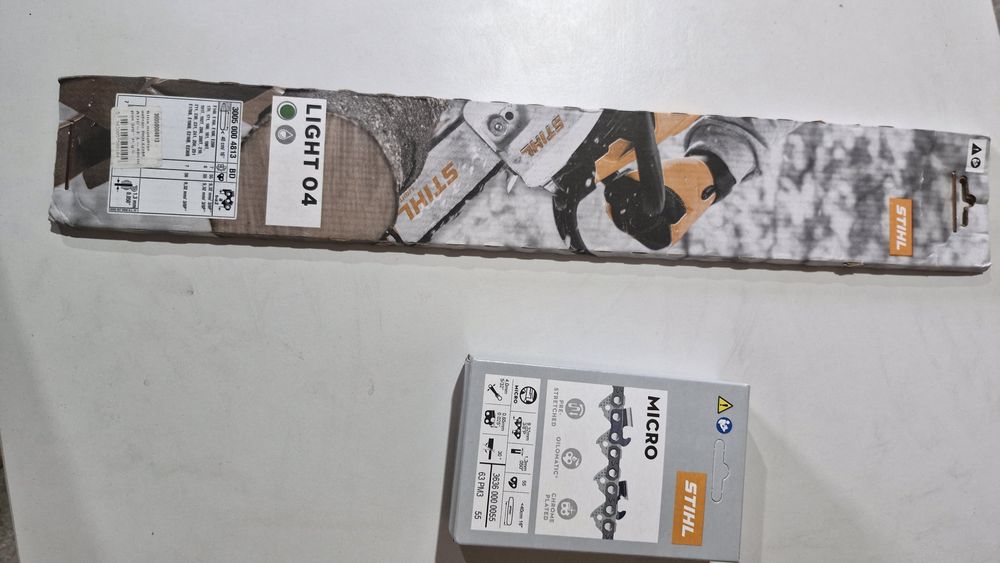 Lant + sina drujba Stihl