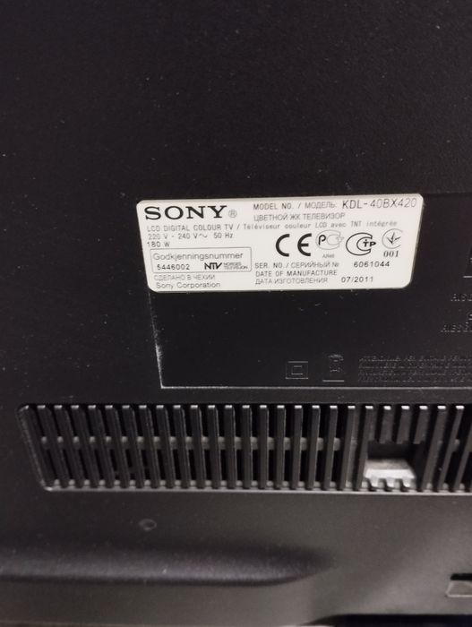 Телевизор sony 40 дюймов