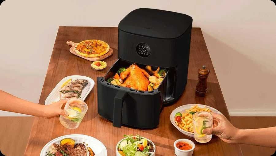 Умная Фритюрница-аэрогриль Xiaomi Fryer 6,5L Global (черный)
