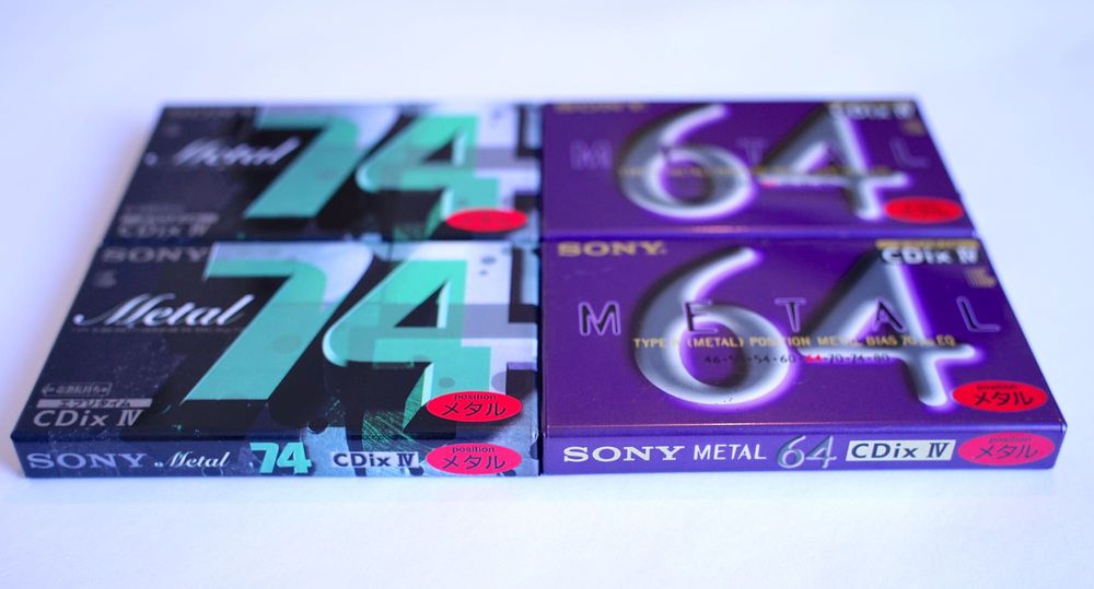 Sony Metal CDIX IV - casete tip 4 - Sigilate  ( Maxell TDK )