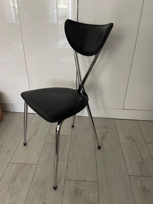 Mid century 4 scaun piele Milano