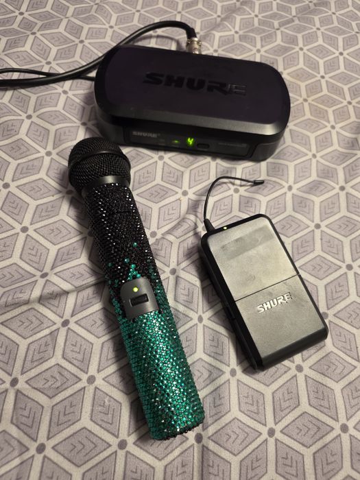 Microfon wireless shure pg 124 cu microfon si lavaliera
