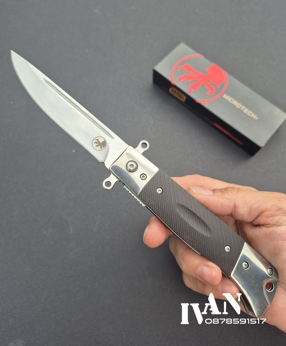 Сгъваем полуавтоматичен нож Microtech