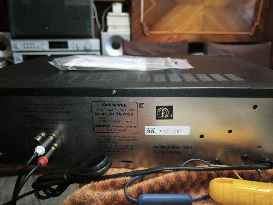 Casetofon Deck Hi-Fi ONKYO – Recent Servisat (Curele și Idler noi)