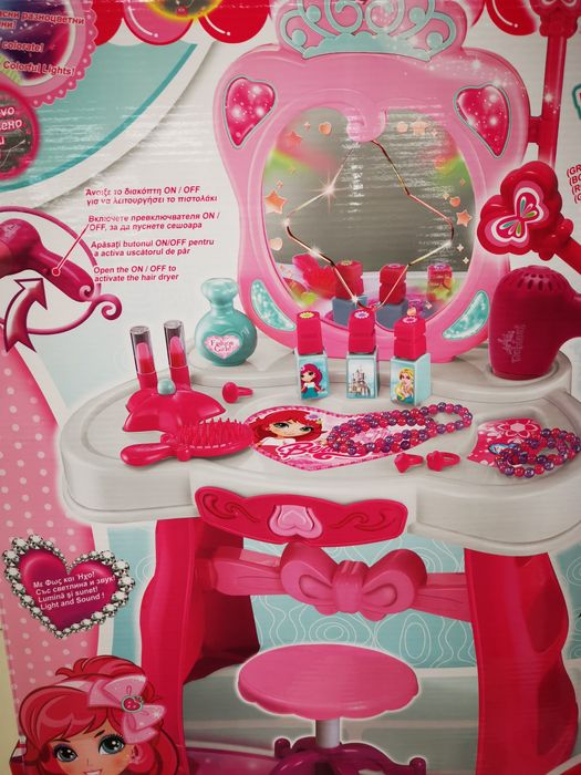 Детска тоалетка със звук и светлина играчки