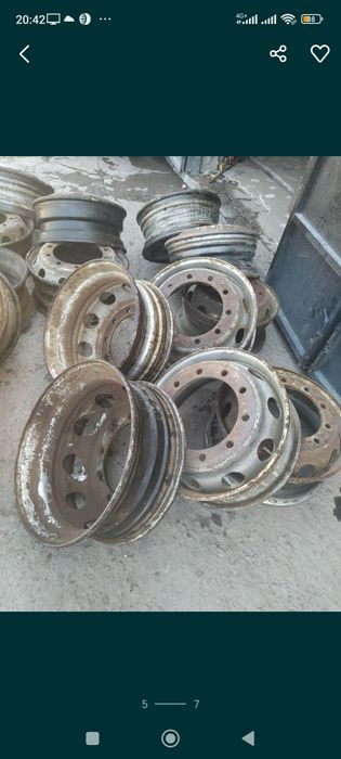 Грузовые диски и шины