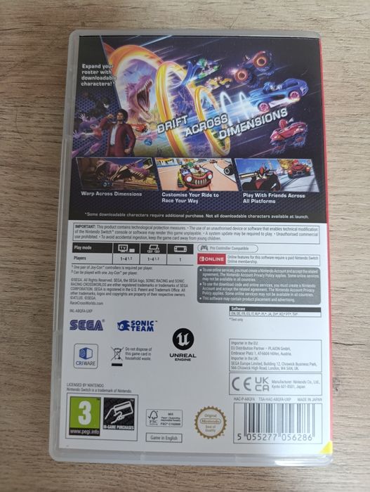Nintendo switch - Sonic Racing Crossworlds