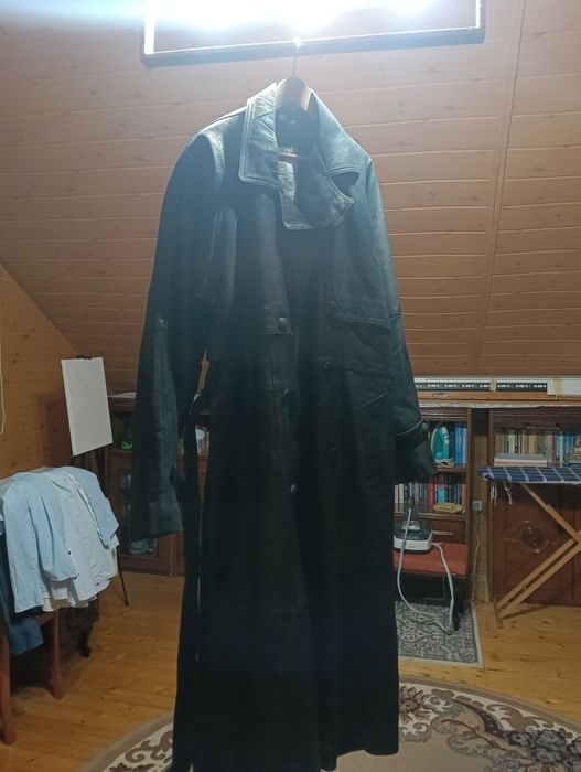 Pardesiu barbatesc superb piele Matrix