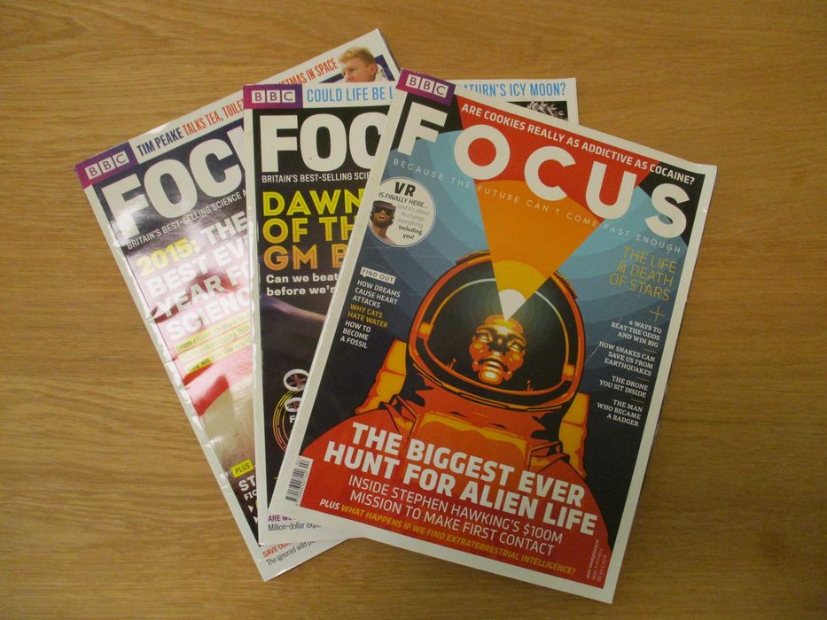 Colecție reviste BBC Focus, 2014 - 2016, 28 numere, engleză