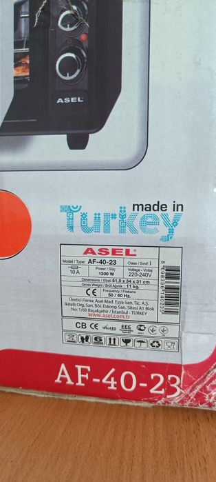 Электрический духовка ASEL печь