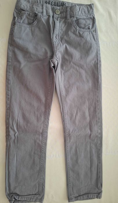 Детски сив дънкови панталон