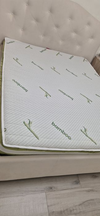 Saltea TIMFLEX fibre de bambus semirigida  2.0m L pe 1.6m l pe 20cm h