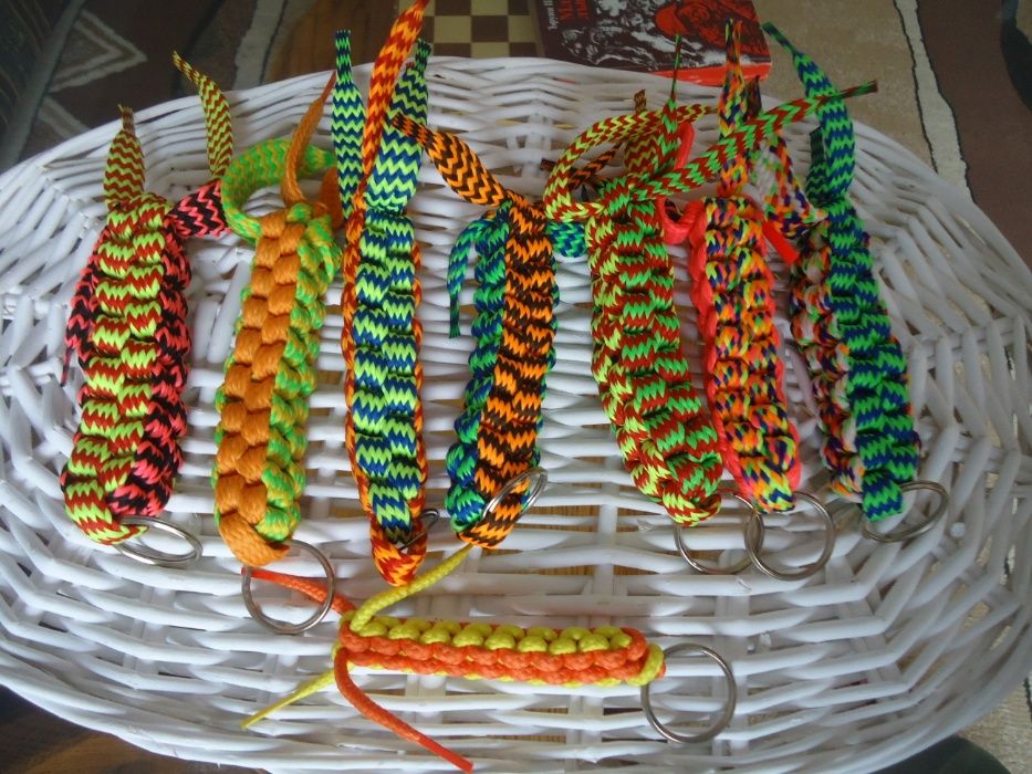 Ключодържатели 8бр текстилни фешън, унисекс