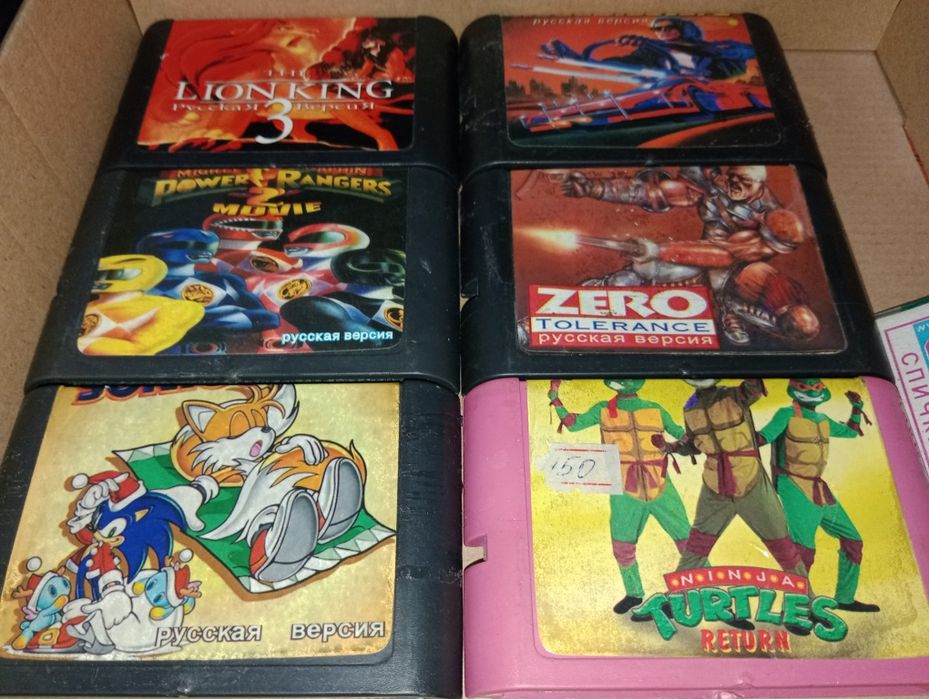 SEGA. Дискеты картриджи