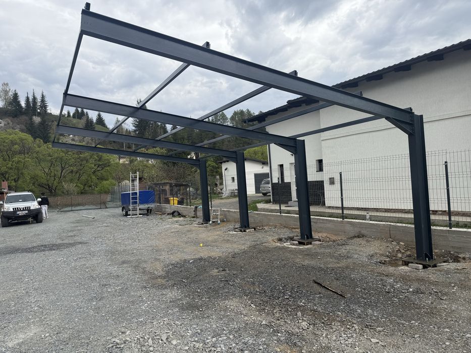 Structura metalica carport auto