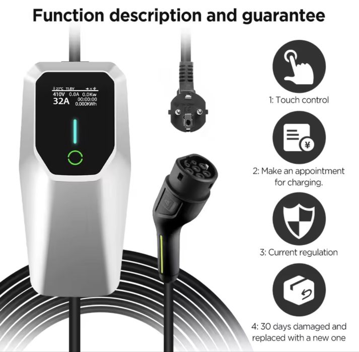 Топ промоци продажби и монтаж Ev charger зарядна станция за електрическа кола хибрид т