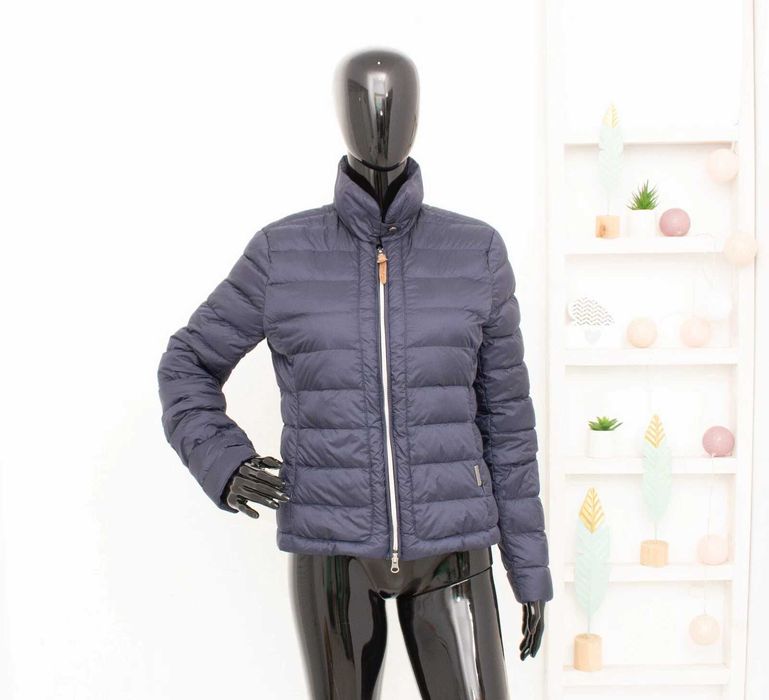 WOOLRICH оригинално дамско яке пухено синьо пълнеж пух и пера L