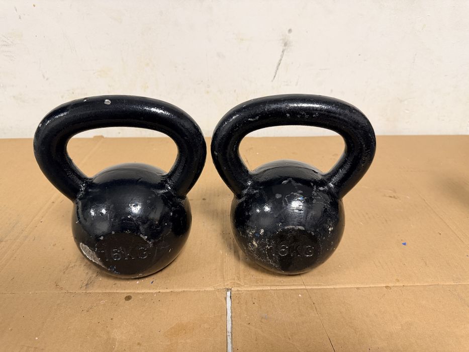 Set kettlebell 16 kg+16 kg=32 kg fier germany pret 400 lei