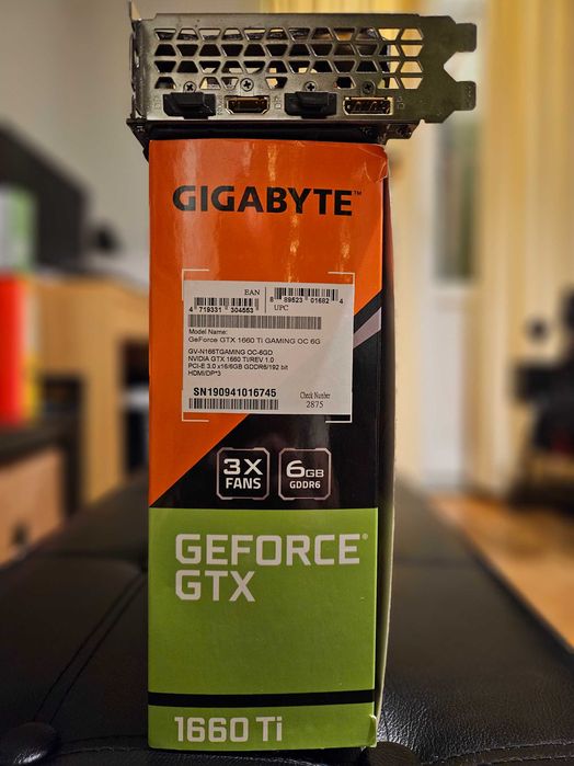Vand placa video Gigabyte GTX 1660 Ti Gaming OC 6GB