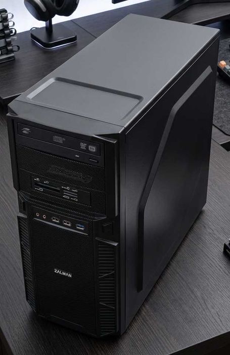 Продавам настолен компютър който става и за игри / i5-7400 / 16GB RAM / GTX 1050 Ti 4GB / 240SSD + 1TB HDD / 550W Захранване be quiet! / Кутия Zalman
