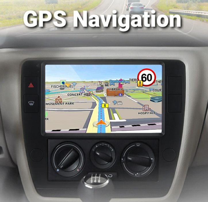 Navigatie Android dedicata pentru VW Passat B5 (2000-2005).