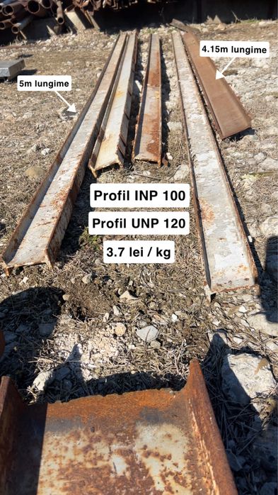 Profil UNP, INP diverse dimensiuni