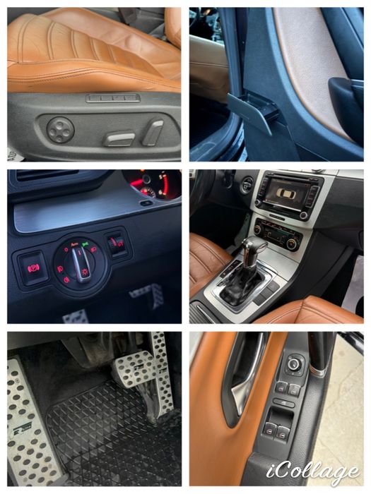 Vw Passat Cc 2.0tdi 140cp Automat Piele coniac full electric/Navi/Padele/Senzori -Import recent