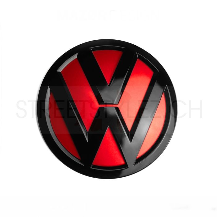 Черна емблема за Фолксваген Голф 5,6,7,8 Golf Passat Tiguan
