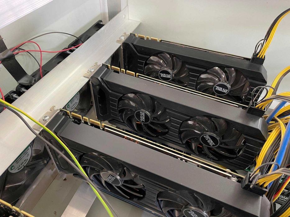 Mining Rig / Копачка Palit GeForce GTX 1070 Ti Dual 8GB 8бр