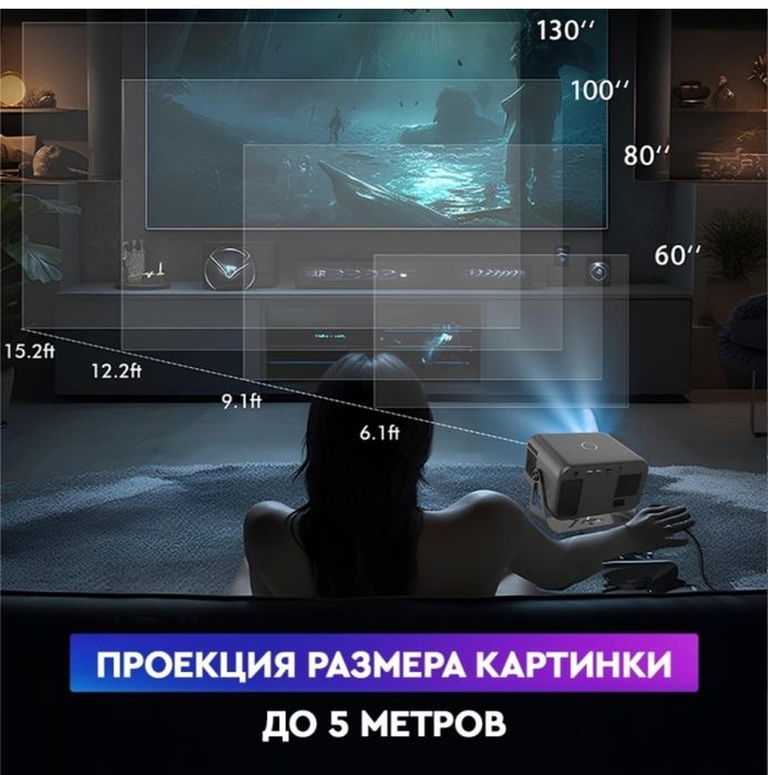 Проектор A2 BRANDS T5 черный