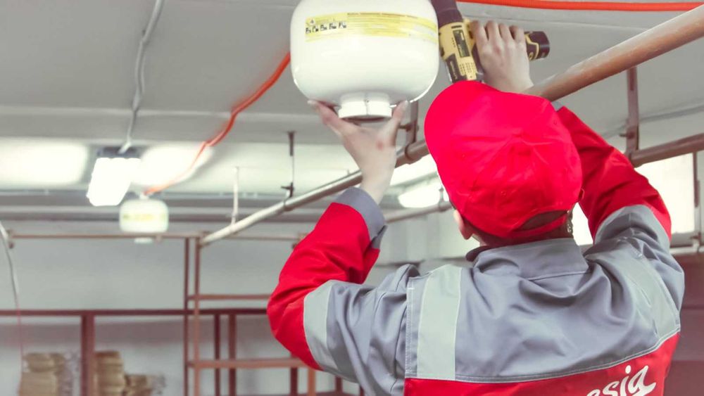 Монтаж Систем пожаротушения / Ёнғин ўчириш тизимларини ўрнатиш